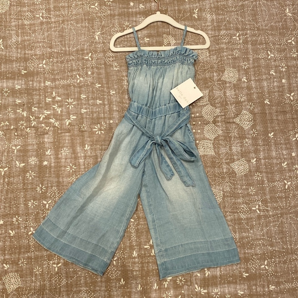 Bella Dahl | Girl - Wide Leg Jumpsuit with tie waist and pockets